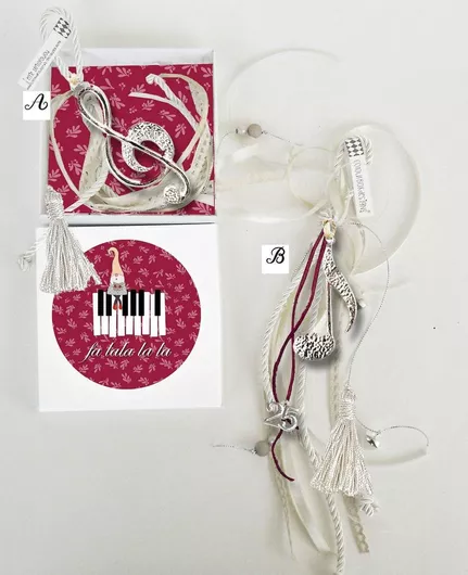 Γούρι Μουσική Νότα Κλειδί Color Box Designs Chs17