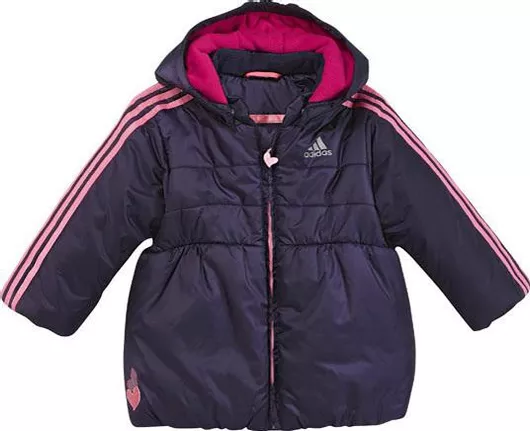 adidas Παιδικό Αθλητικό Μπουφάν Κοντό με Κουκούλα Navy Μπλε