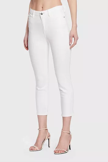 Guess Γυναικείο Jean Παντελόνι Λευκό