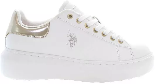 U.S. Polo Assn. White / Gold