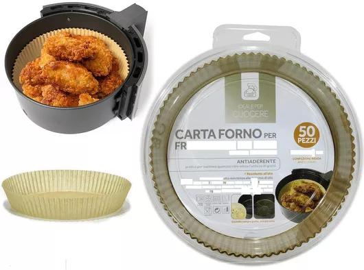 Αντικολλητικά Χαρτιά ArteLibre για Air Fryer 20x20cm 50τμχ