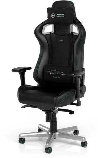 Noblechairs Epic Καρέκλα Gaming Δερματίνης με Ρυθμιζόμενα Μπράτσα Mercedes-AMG Petronas Formula One Team Edition