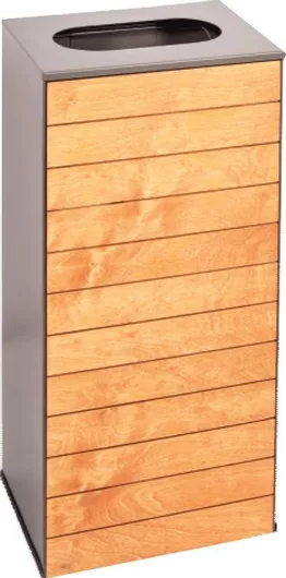 Κάδος Απορριμμάτων Molyto Ξύλινος 40.20.010 70lt Καφέ