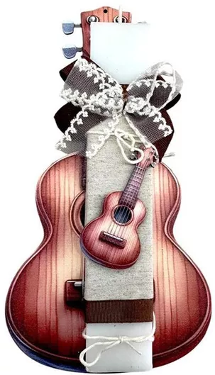 Πασχαλινή Λαμπάδα Στρογγυλή Χειροποίητη