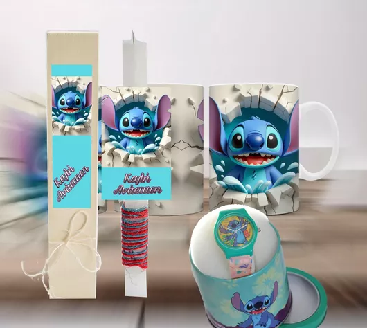 Πασχαλινή Λαμπάδα Πλακέ με Κουτί