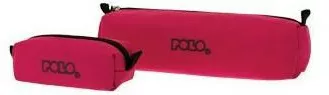 Polo Original 600D Κασετίνα Βαρελάκι με 1 Θήκη Ροζ