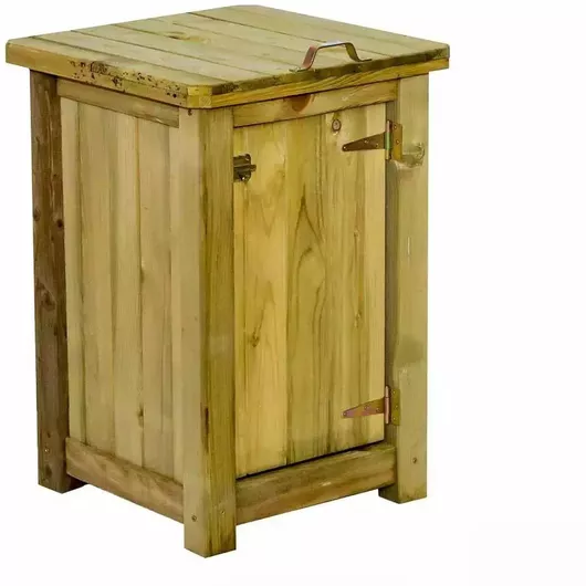 Κάδος Απορριμμάτων Showood Ξύλινος 80x50x50cm 200lt