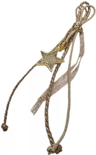 Γούρι Edel 253200093 Χριστουγεννιατικο Κρεμαστο 2025 Αστερι Dust Pink 25cm