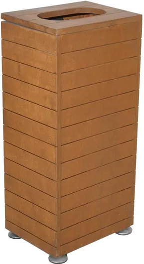 Κάδος Απορριμμάτων Molyto Ξύλινος 65lt Καφέ