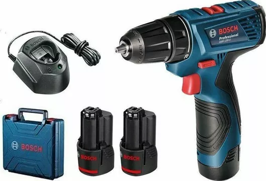 Δραπανοκατσάβιδο Bosch GSR 120-LI Μπαταρίας 12V 2x2Ah