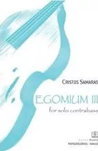 Egomium III for solo Contrabass