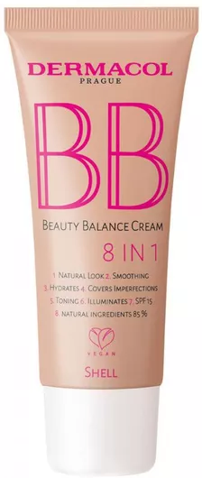 Κρέμα Προσώπου Dermacol Beauty Balance BB 3 Shell για Ενυδάτωση & Ατέλειες 30ml