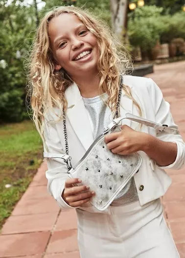 Τσαντάκι 25-10939-055 Ασημί