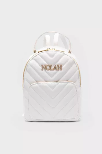 Γυναικεία Τσάντα Πλάτης Nolah Abby Λευκή