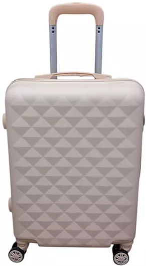 Βαλίτσα Ταξιδίου Felbags Καμπίνας Σκληρή Ύψους 55cm με 4 Ρόδες Μπεζ