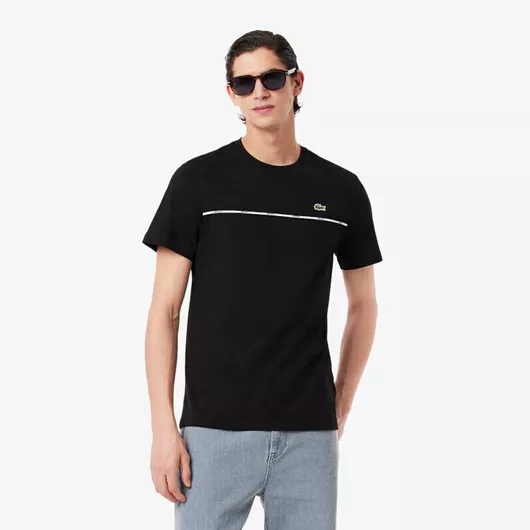 Lacoste T-shirt Μαύρο