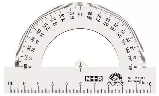 Μ+R Μοιρογνωμόνια 2110.000 10cm 180ο 361021