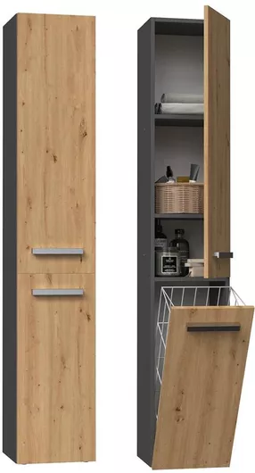 Στήλη Μπάνιου Δαπέδου TOH Nel Iv 31x30x174cm Δρυς