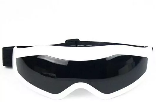 Electric Eye Massager Mask Migraine Eye Vision Improvement Forehead Eye Care Glasses Συσκευή Μασάζ για τα Μάτια με Δόνηση Λευκή YSL-818