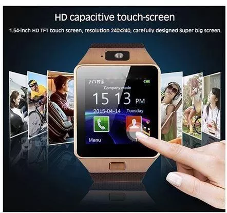 Smartwatch Ρολόι Κινητό Χειρός Android Λειτουργικό Ελληνικό Μενού Bluetooth Λειτουργία Unisex 3 Χρώματα