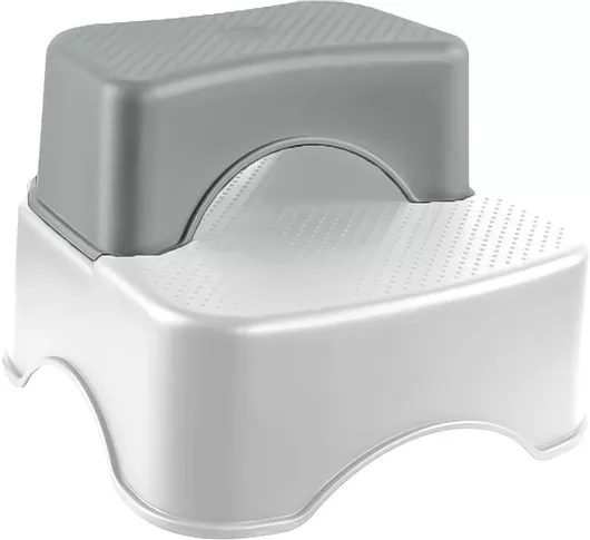 Βοηθητικό Σκαλοπατάκι Μπάνιου Διπλό Bebe Stars Γκρι