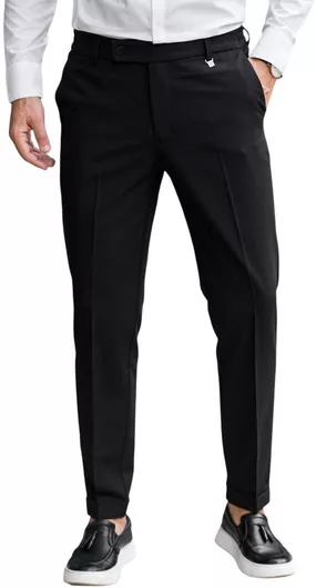 Vittorio Artist Diverso Ανδρικό Παντελόνι Black -BLACK