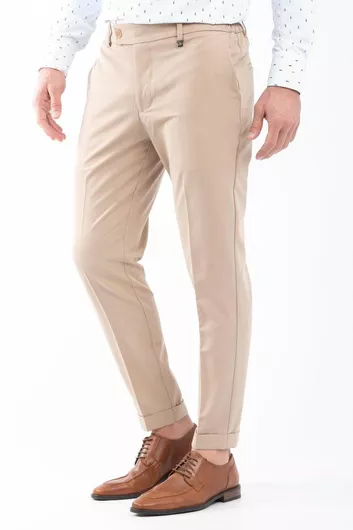 Vittorio Artist Diverso Ανδρικό Παντελόνι Stone 71635-1-1-3-1