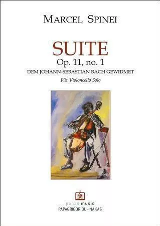 Suite op.11 No.1 for Violoncello solo, Dem Johann-Sebastian Bach Gewidmet