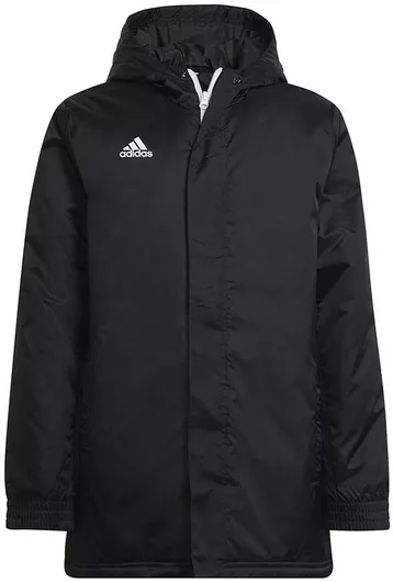 adidas Παιδικό Αθλητικό Μπουφάν Κοντό με Κουκούλα Μαύρο Entrada 22 Stadium Y