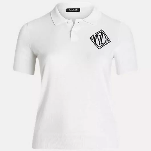 Ralph Lauren Γυναικεία Polo Μπλούζα Κοντομάνικη Λευκό