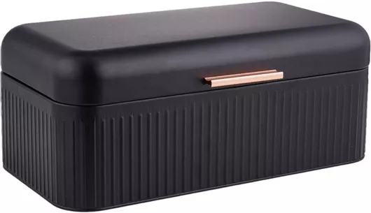 Ψωμιέρα Ankor Μεταλλική 42.2x22.4x17cm Μαύρη