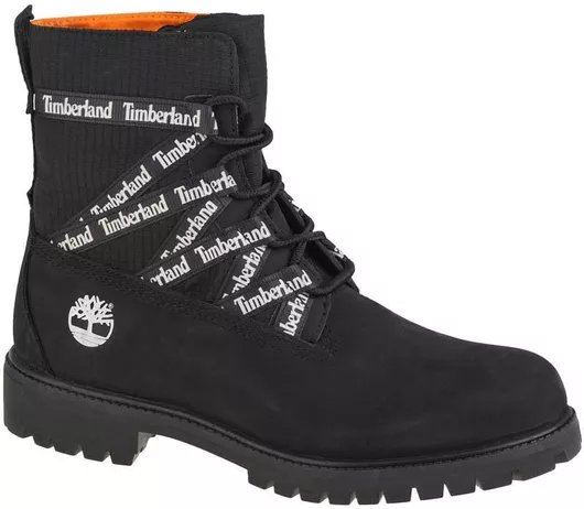 Timberland 6 Inch Premium Δερμάτινα Μαύρο Ανδρικά Αρβυλάκια