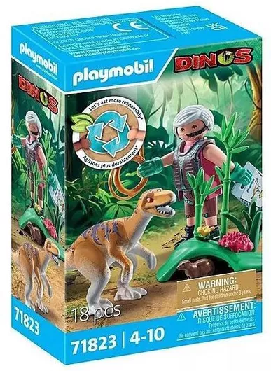 Playmobil Dinos Εξερευνητής & Βελοσιράπτορ για 4-10 ετών