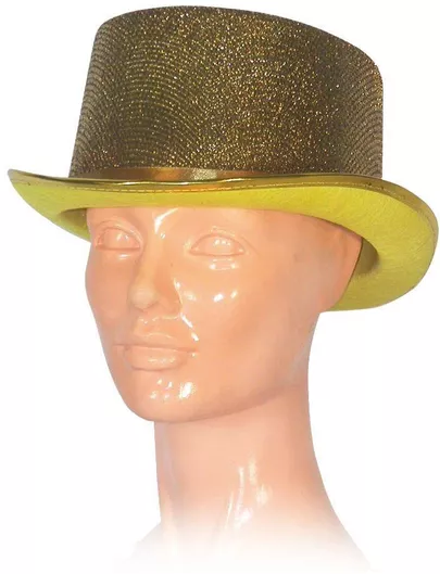 Αποκριάτικο Αξεσουάρ Καπέλο Ημίψηλο Χρυσό