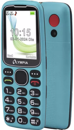 Olympia Star Dual SIM Mobile Phone with Large Buttons Turquoise