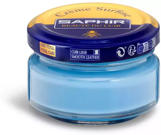 Βαφή Υποδημάτων Saphir Créme Surfine 50ml Blue Jean 90 Απόχρωση: Jean Blue 90