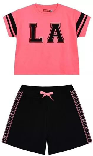 Energiers Παιδικό Σετ με Σορτς Καλοκαιρινό 2τμχ Bright Coral