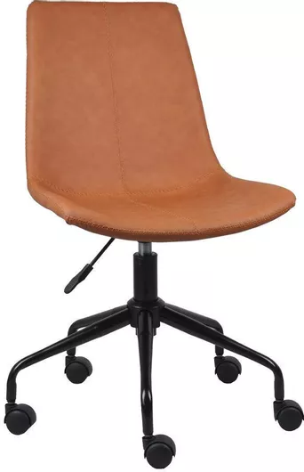 Καρέκλα Γραφείου με Μπράτσα Vintage Μαύρο