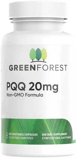 Green Forest PQQ 20mg Συμπλήρωμα για την Μνήμη & τη Συγκέντρωση 30 φυτικές κάψουλες