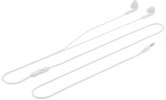 Handsfree Tellur Fly Earbuds με Βύσμα 3.5mm Λευκό