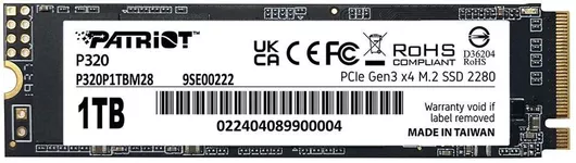 SSD Patriot Viper P320 1TB M.2 NVMe PCI Express 4.0