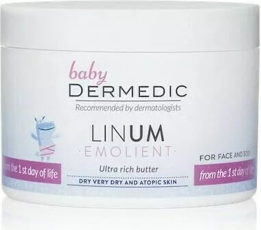 Κρέμα Dermedic Linum Emolient Baby Body Butter 225gr για Ατοπικό Δέρμα