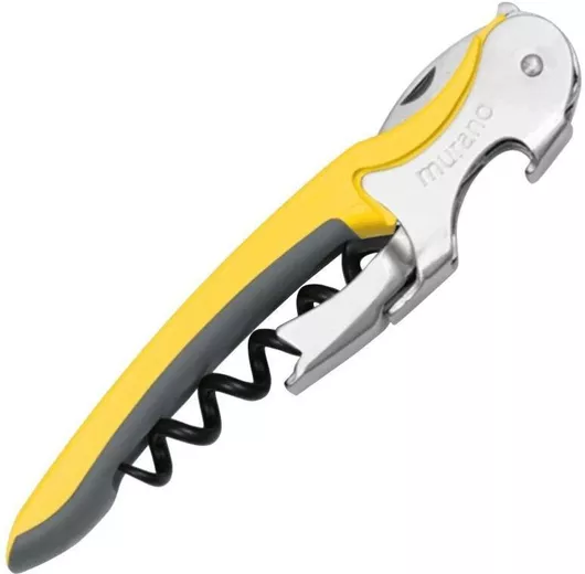 Ανοιχτήρι Σερβιτόρου 11cm Κίτρινο Murano.yg