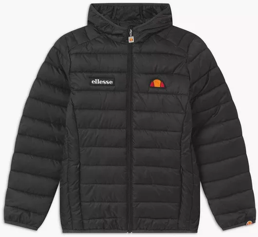 Ellesse Παιδικό Καπιτονέ Μπουφάν Κοντό με Κουκούλα Μαύρο Valentina