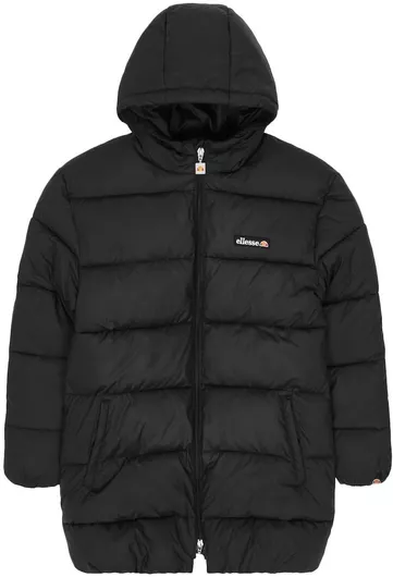 Ellesse Παιδικό Μπουφάν Κοντό με Κουκούλα Μαύρο Padded