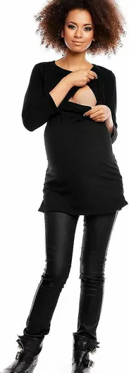 PeeKaBoo 1474 Top Εγκυμοσύνης Μαύρο