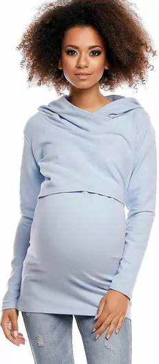 PeeKaBoo 1473 Φούτερ Εγκυμοσύνης Γαλάζιο