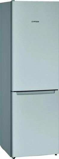 Ψυγειοκαταψύκτης Pitsos PKNB36NLE0 NoFrost 305lt Υ186xΠ60xΒ66cm Inox