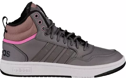 adidas Hoops 3.0 Mid WTR Μποτάκια Trace Grey / Trace Grey / Purple