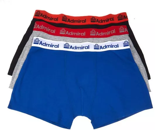 Admiral Ανδρικά Μποξεράκια 3Pack